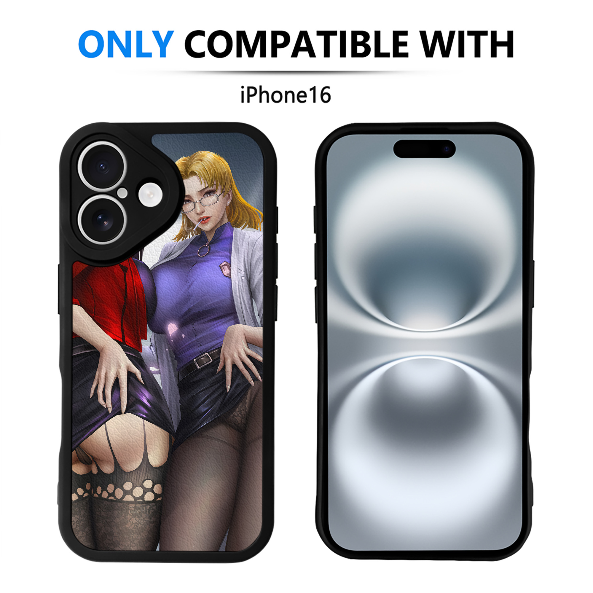 （画像用） EVA 新世紀エヴァンゲリオン 【iPhone 16シリーズ対応】シリコンスマホケース（レザー調） 材質：シリコン